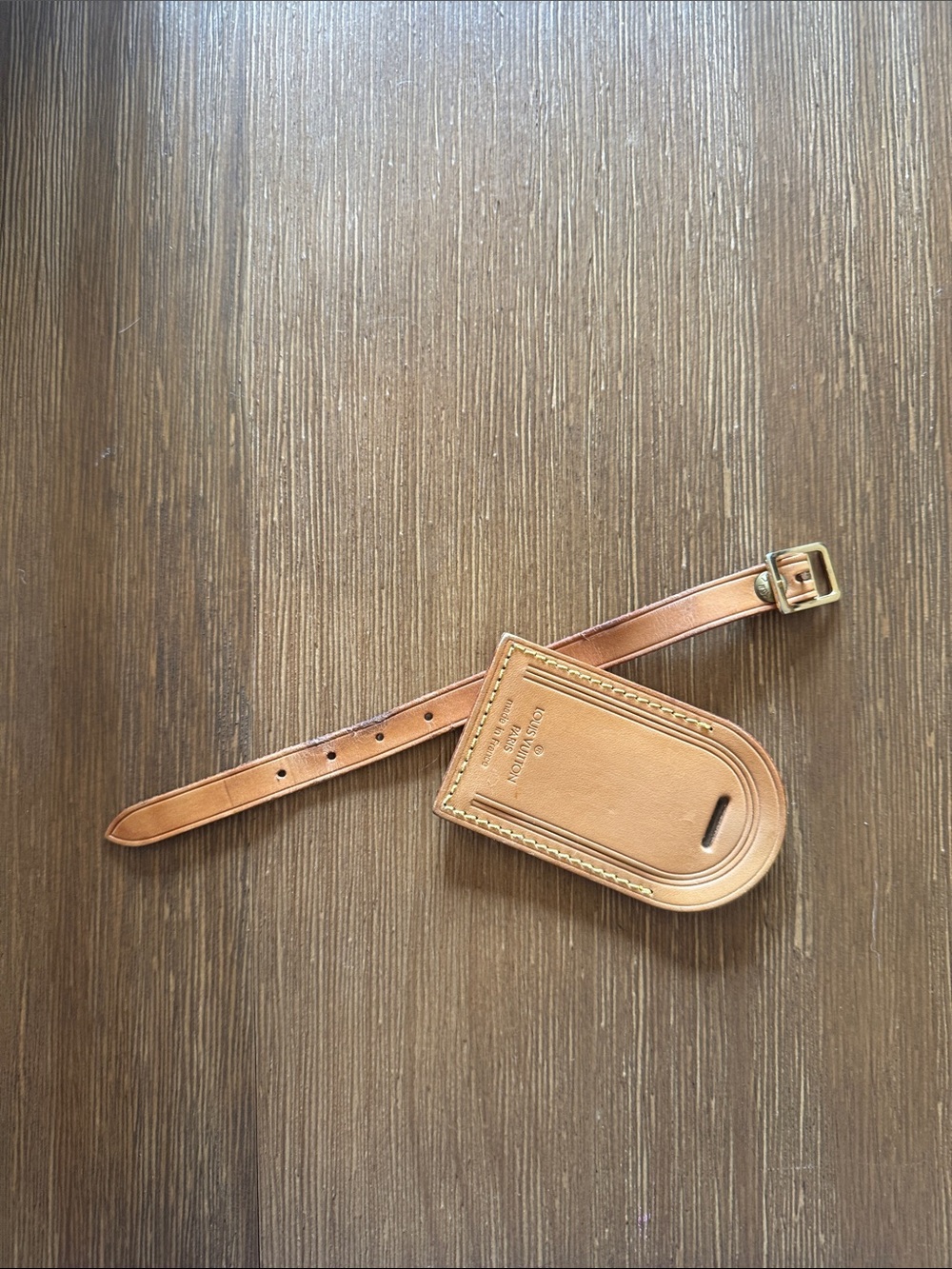 Louis Vuitton Vachetta Luggage Tag